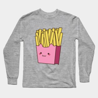 Cat French Fries Long Sleeve T-Shirt